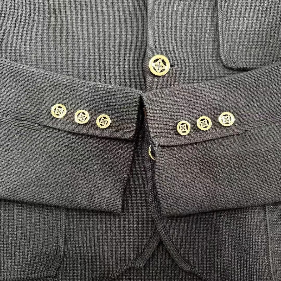 Louis Vuitton LV New Black & Gold Knit XS Jacket Size XS / US 0-2 / IT 36-38 - 4 Thumbnail