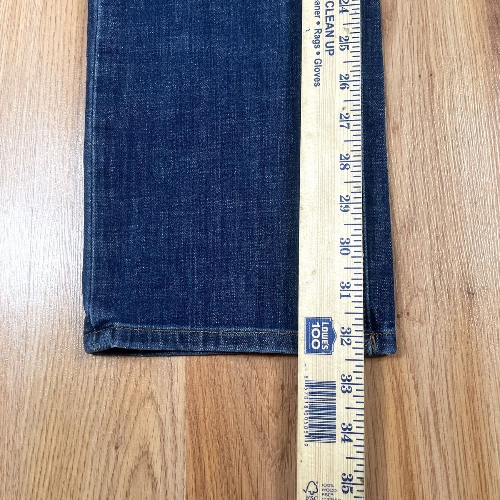 Lucky Brand Lucky Brand Jeans 121 Slim Leg Fit Blue Denim Stretch Pants Mens 30Wx32L Size US 30 / EU 46 - 7 Thumbnail