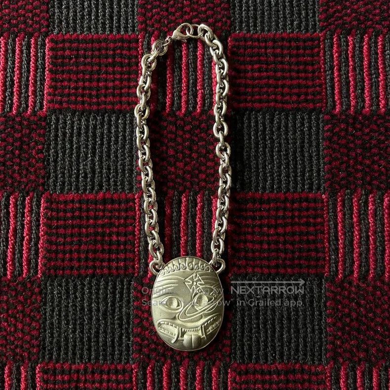 Vivienne Westwood Vivienne Westwood Saturn Totem Mask Necklace Size ONE SIZE - 4 Thumbnail