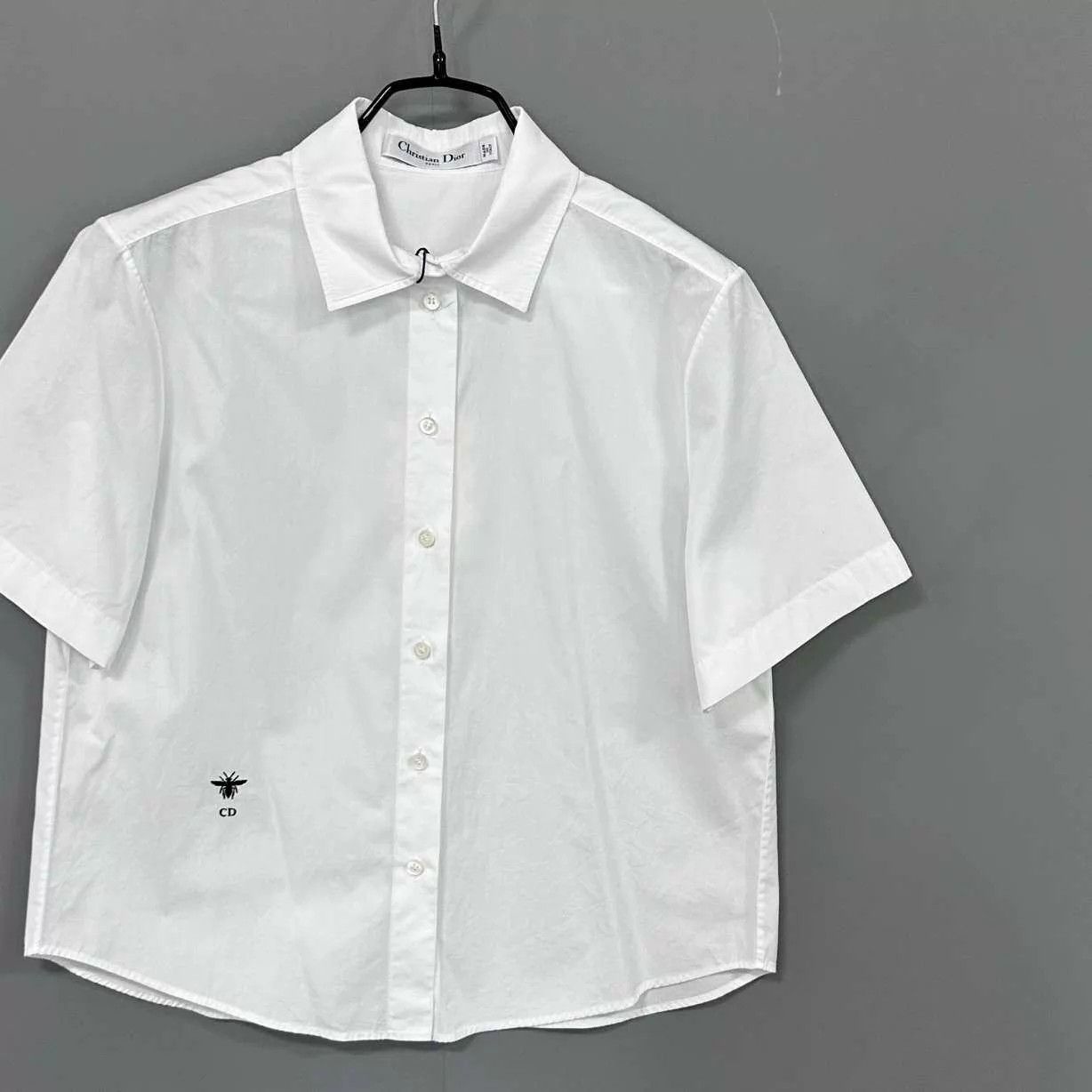 Dior Dior Bee Embroidery Shirt Women's Size 34 Size XS / US 0-2 / IT 36-38 - 2 Thumbnail