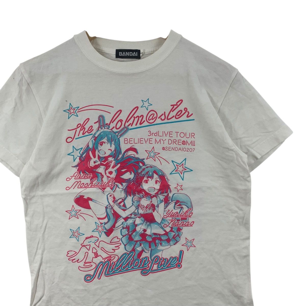 Anime ANIME THE IDOLMASTER Believe My Dream Tour Tee Shirt Top Size US S / EU 44-46 / 1 - 5 Thumbnail