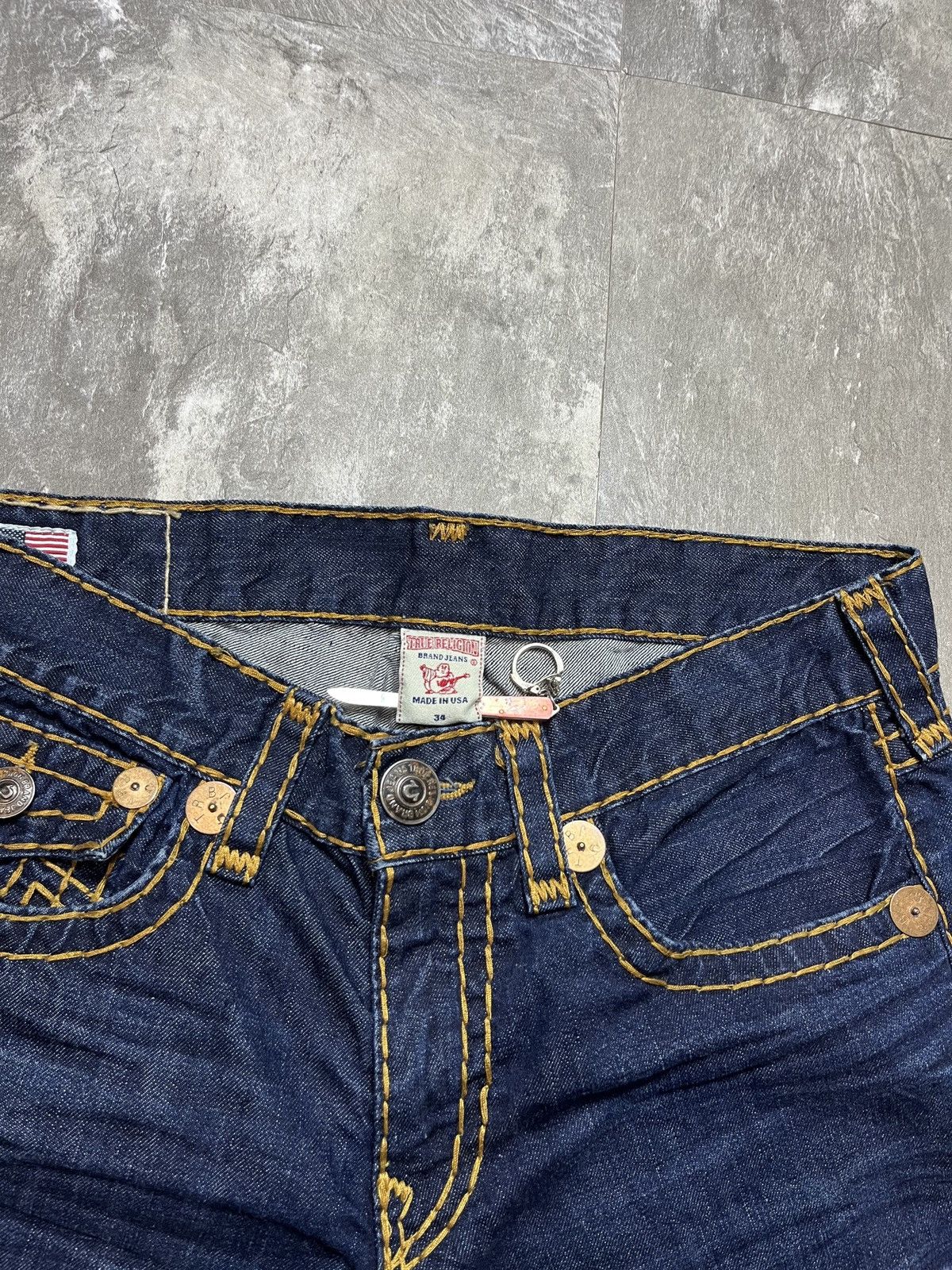 True Religion True Religion Vintage Ricky Super T Denim Jeans Y2K Blue Size US 36 / EU 52 - 7 Thumbnail