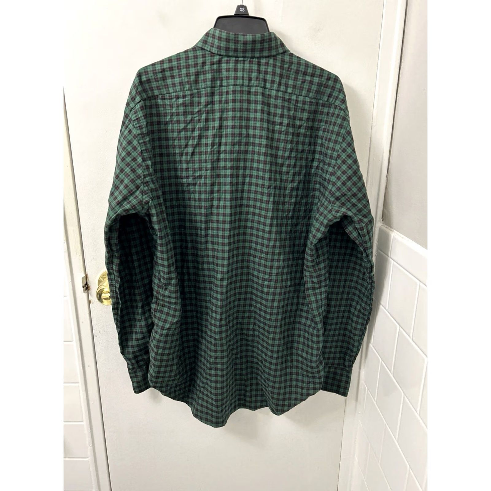 Polo Ralph Lauren Polo Ralph Lauren Shirt Mens M Green Black Plaid Gingham Button-Down L/S Regular Fit, Button Front Size US M / EU 48-50 / 2 - 7 Thumbnail