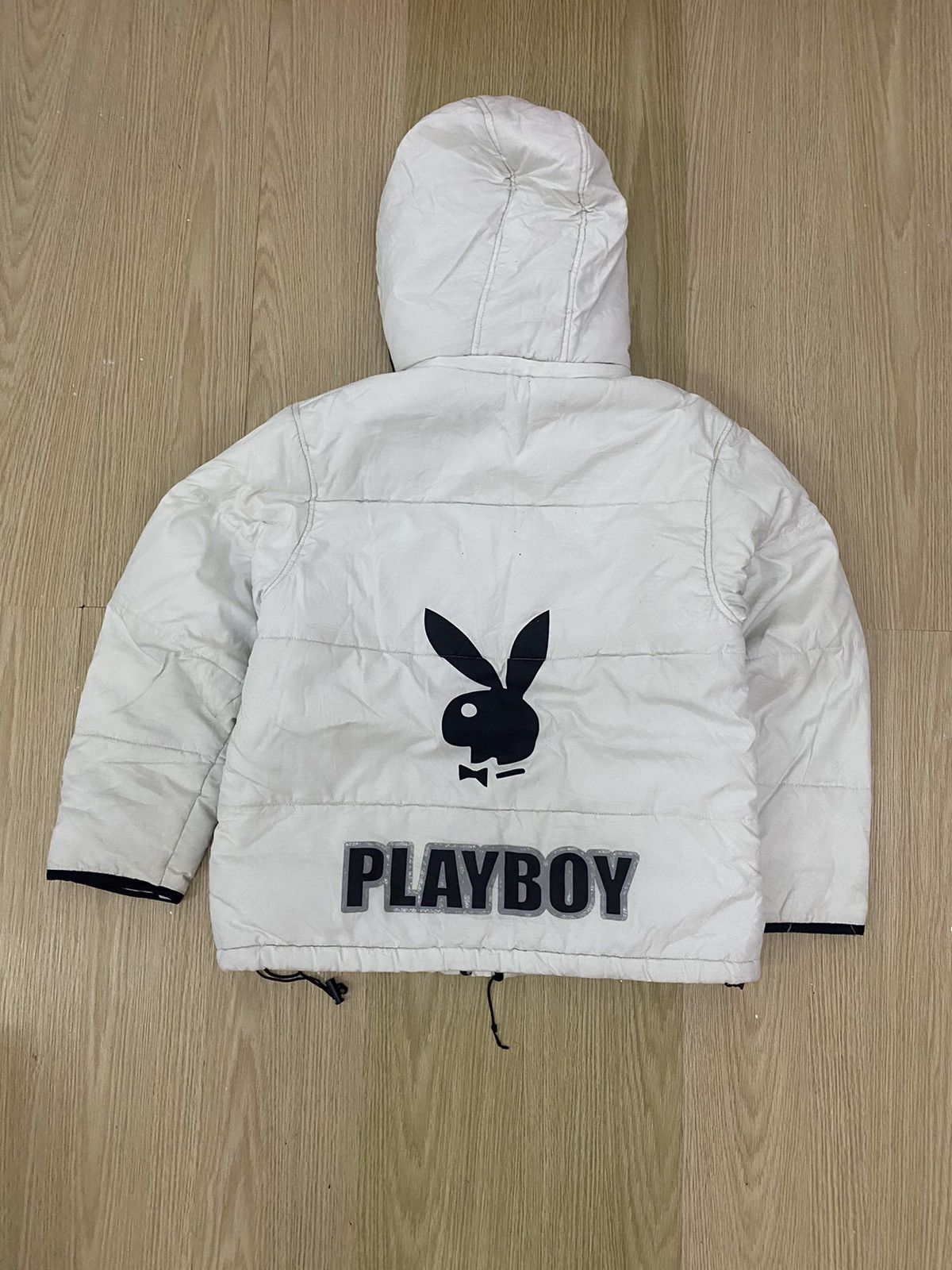 Playboy Vintage playboy white puffer jacket Size S / US 4 / IT 40 - 2 Thumbnail