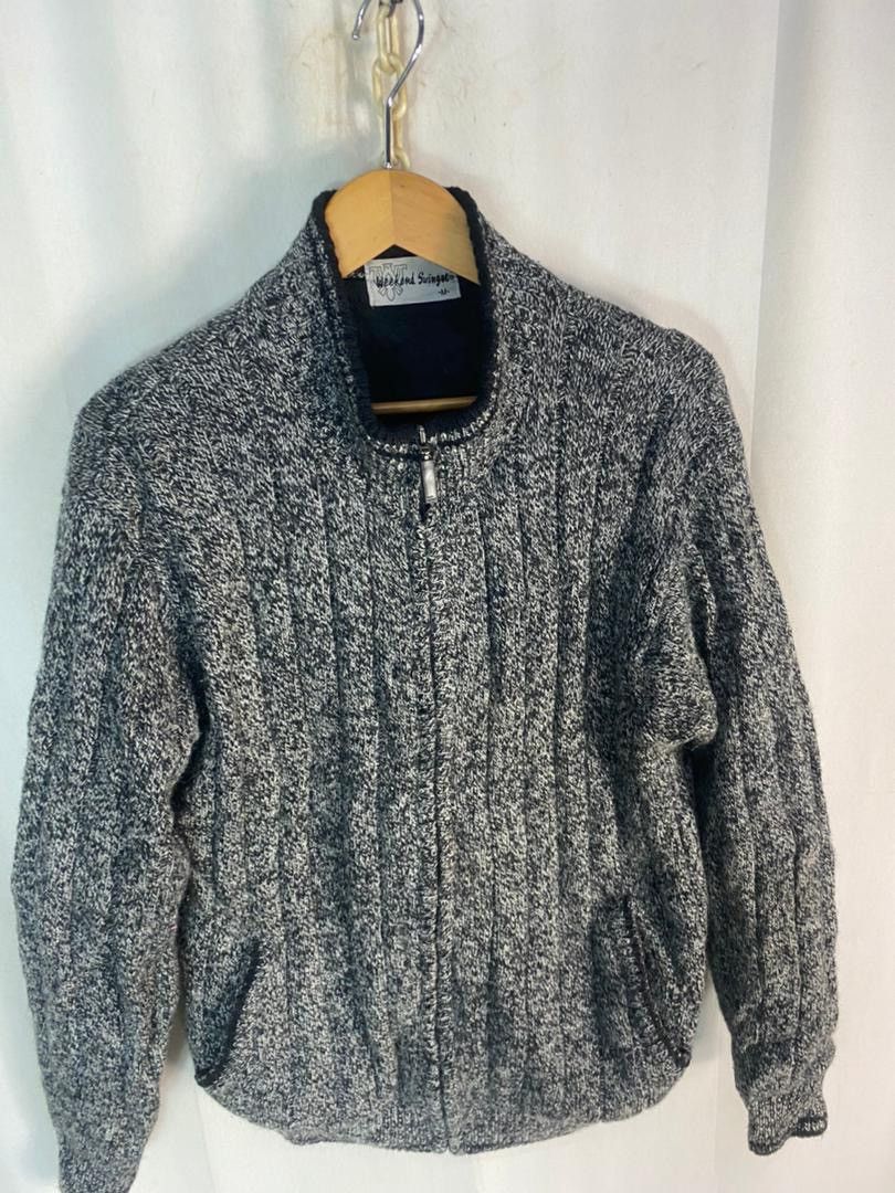 Japanese Brand × Vintage Unisex🔥Weekend suringel wool knit zipper sweater Size US M / EU 48-50 / 2 - 2 Thumbnail