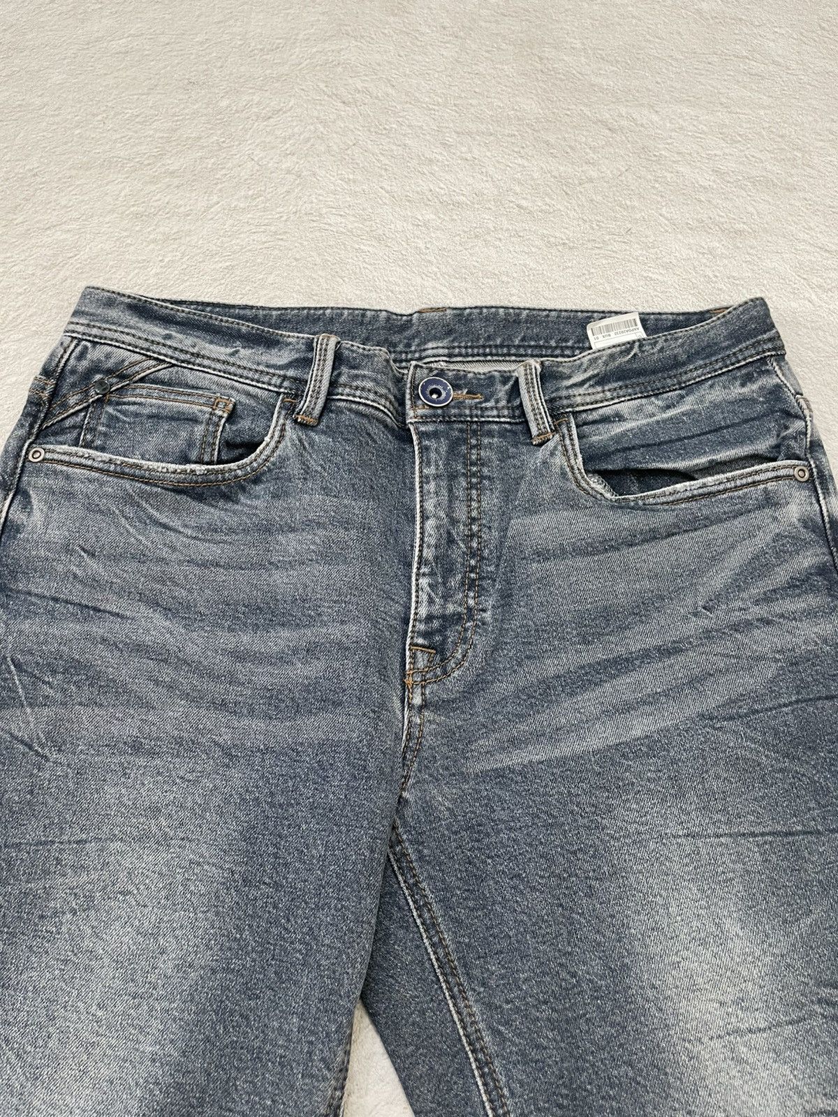 Japanese Brand 2000s GGIO Archival Denim Heavy Faded Y2K Straight fit Size US 31 - 4 Thumbnail