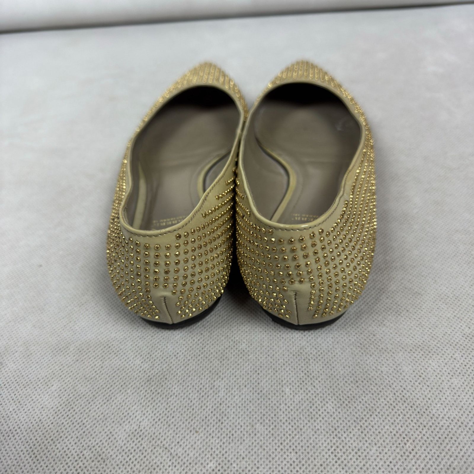 Burberry Burberry Beige Patent Leather Flat Shoes 38 Size US 8 / IT 38 - 3 Thumbnail