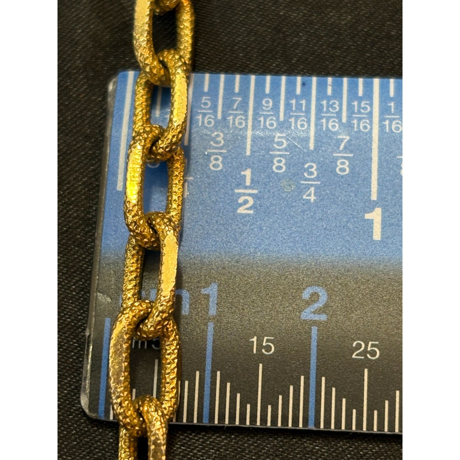 Other One Direction Gold Tone Chunky Chain Necklace Preowned Size ONE SIZE - 8 Thumbnail