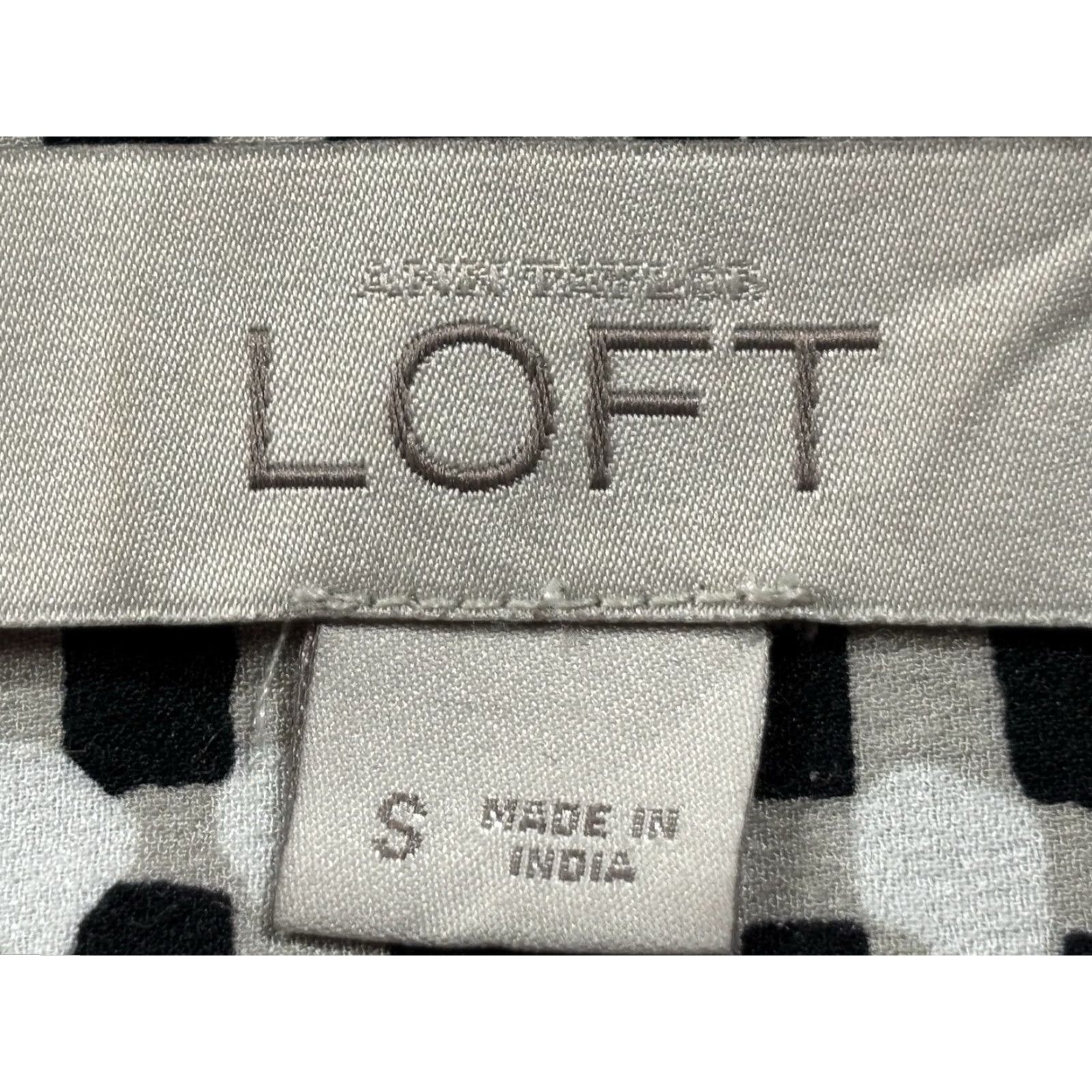 Loft VINTAGE not specified; use: LOFT Shift Dress Women S Black Check Knee Length Long Sleeve Size S / US 4 / IT 40 - 7 Thumbnail