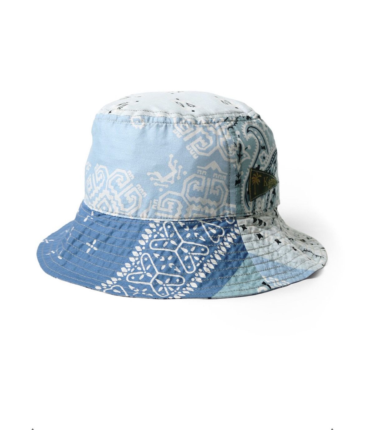 Kapital Bandana patchwork pt bucket HAT (long brim) Size ONE SIZE - 1 Preview