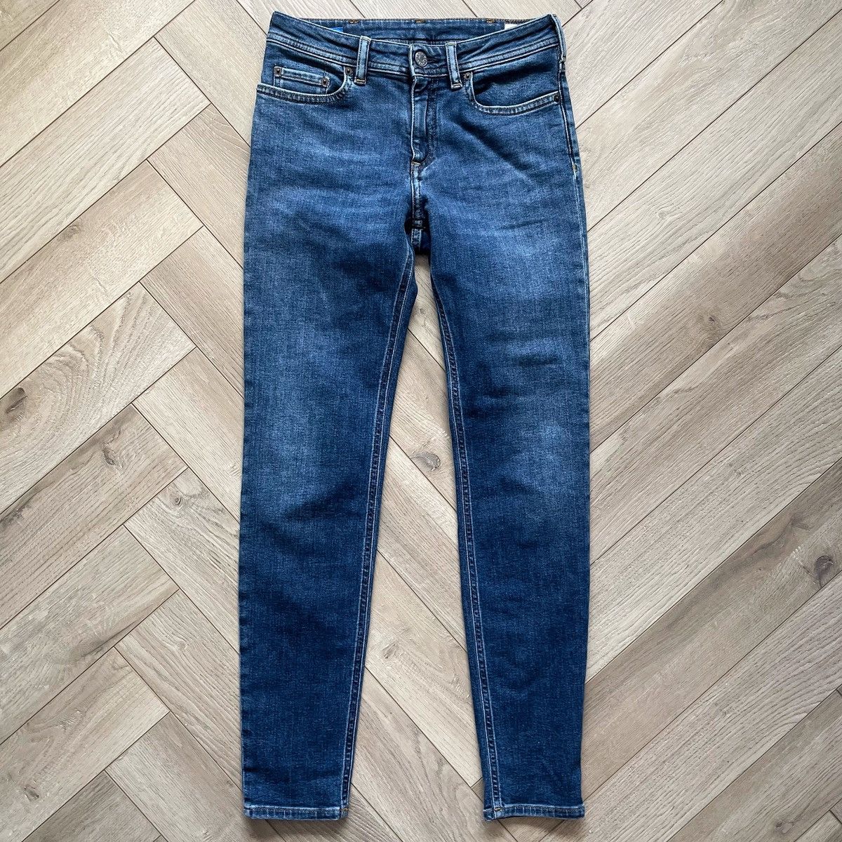 Acne Studios Acne Studios Blå Konst Climb Mid Blue Jeans Size 25" / US 0 / IT 36 - 4 Thumbnail