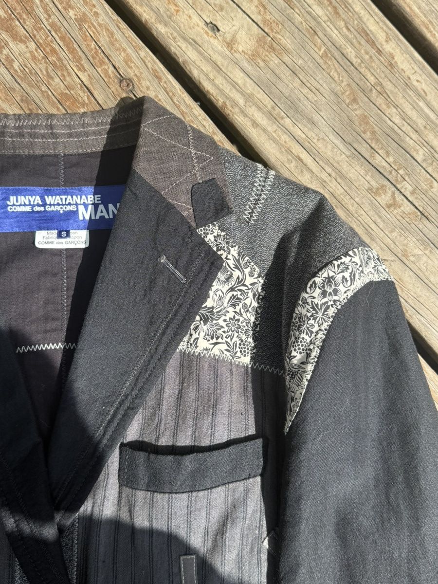 Comme des Garcons Comme des Garcons x Junya Watanabe MAN Patchwork Blazer Size 38R - 6 Thumbnail