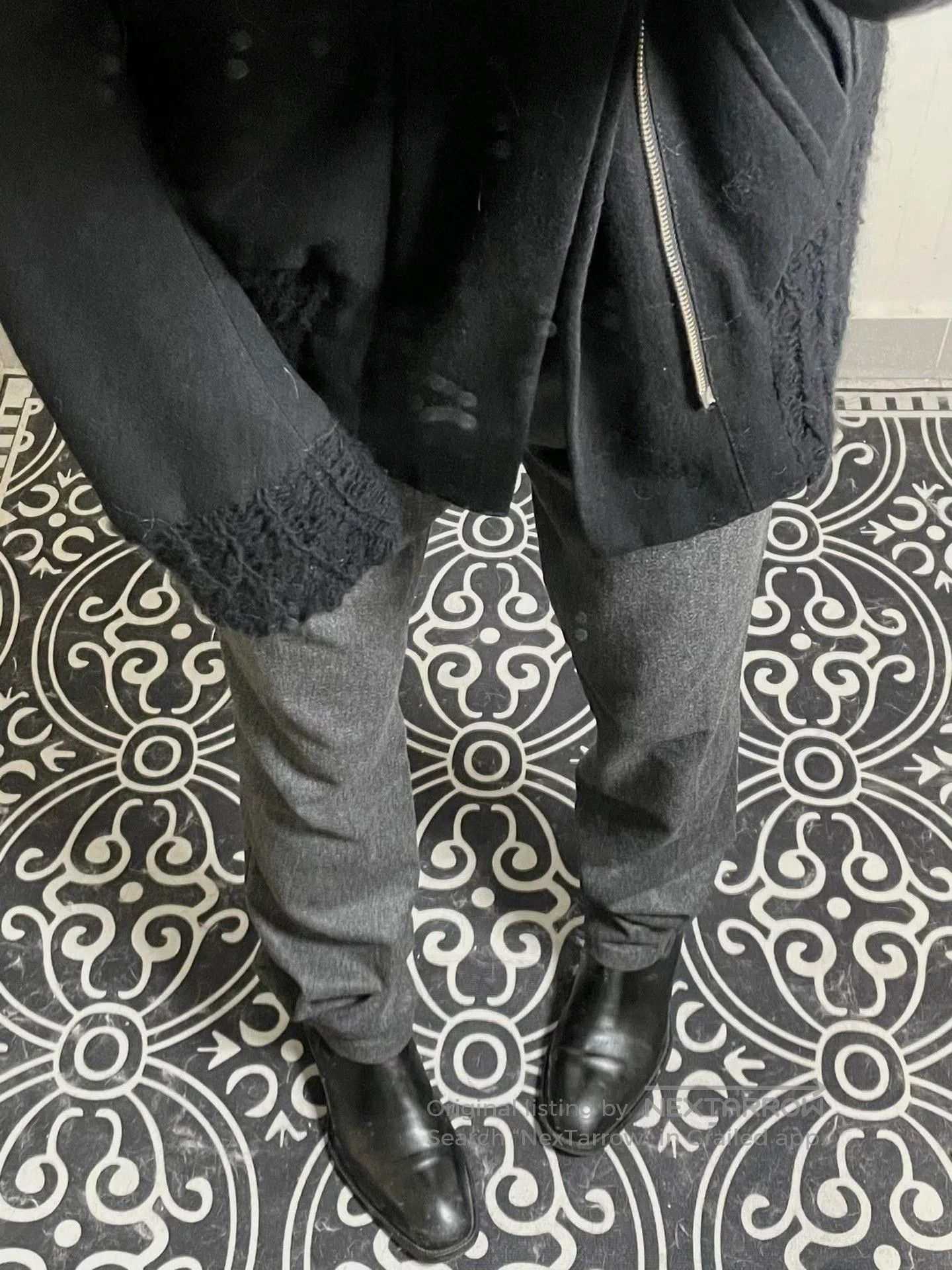 Raf Simons raf simons wool blend trousers in gray. Size US 32 / EU 48 - 1 Thumbnail