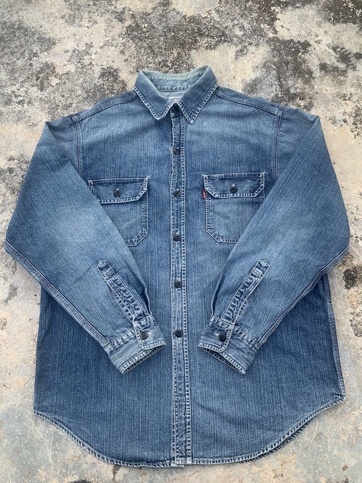 Levi's × Vintage LEVI’S Red Tab Denim Shirt Size US L / EU 52-54 / 3 - 5 Thumbnail