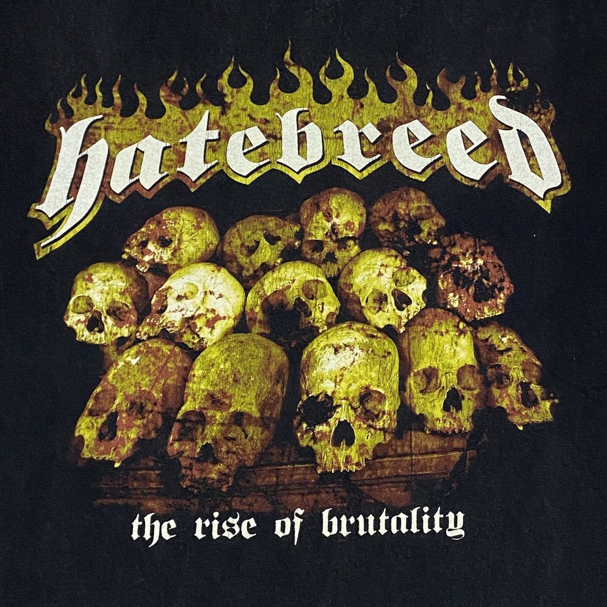 Band Tees × Vintage Vintage Y2K metal hardcore band hatebreed rise of brutality Size US M / EU 48-50 / 2 - 2 Thumbnail