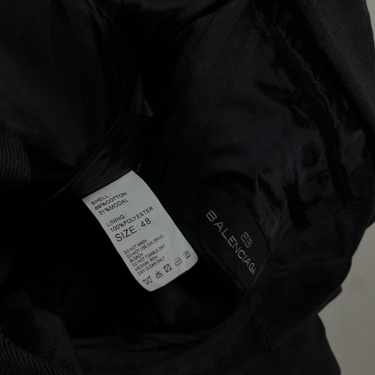 Balenciaga Balenciaga Corduroy Black Blazer Coat Size 48R - 6 Thumbnail
