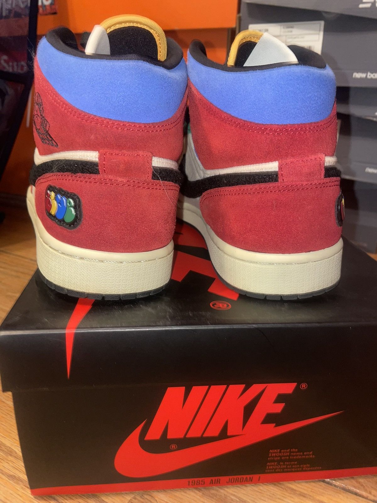 Jordan Brand × Nike Jordan 1 Mid “Fearless Blue the Great” Size US 10.5 / EU 43-44 - 8 Thumbnail
