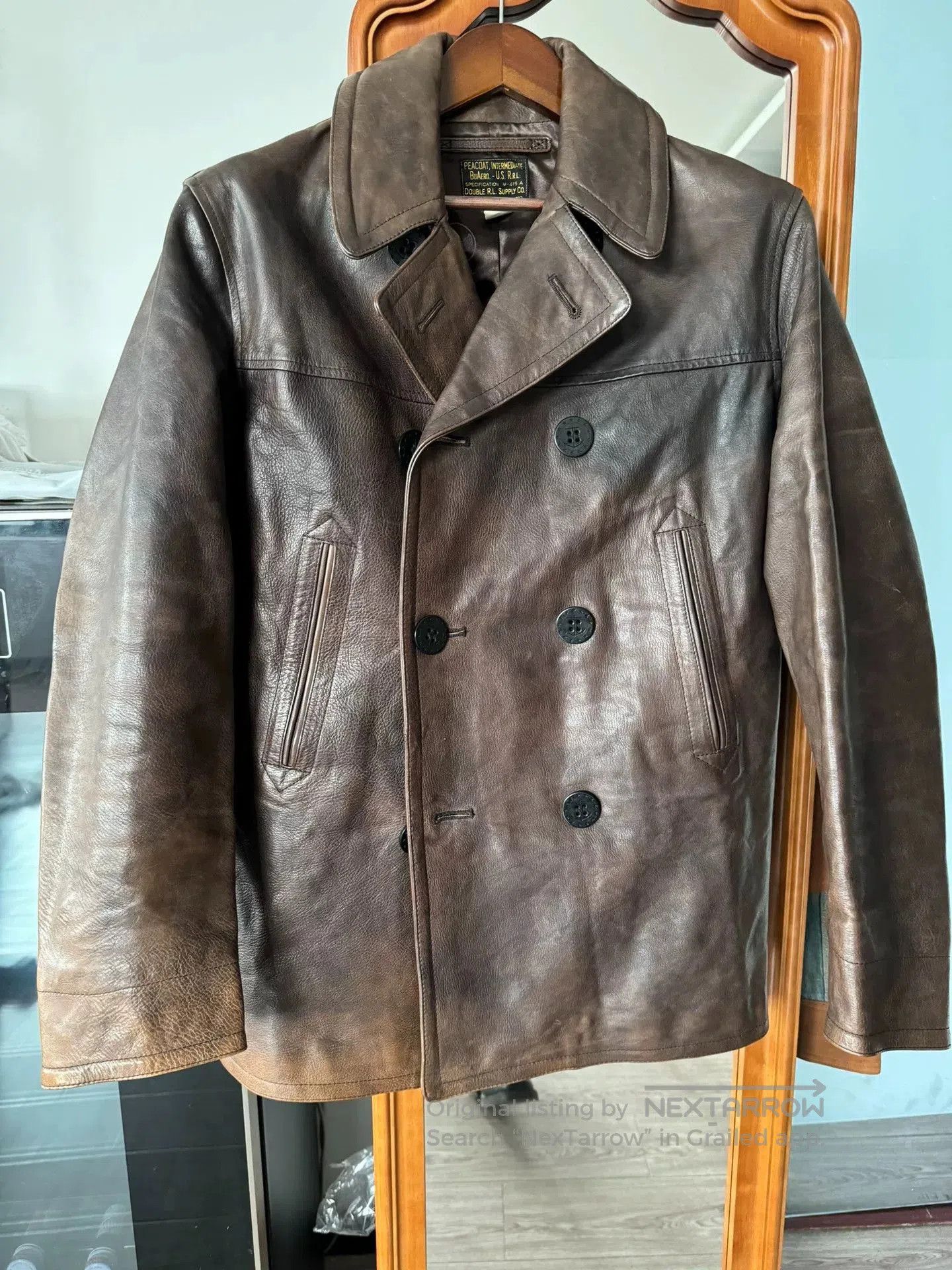 RRL Ralph Lauren vintage rrl leather jacket in medium size. Size US M / EU 48-50 / 2 - 1 Thumbnail