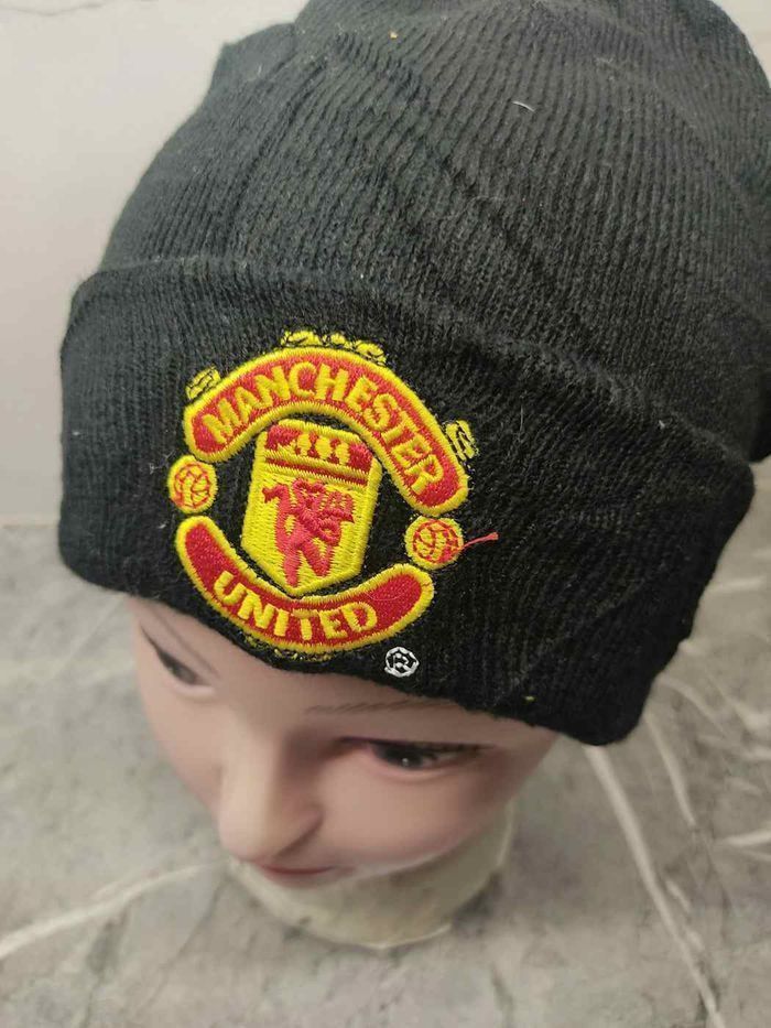 Vintage Manchester United Beanie Snowcap Size ONE SIZE - 2 Thumbnail