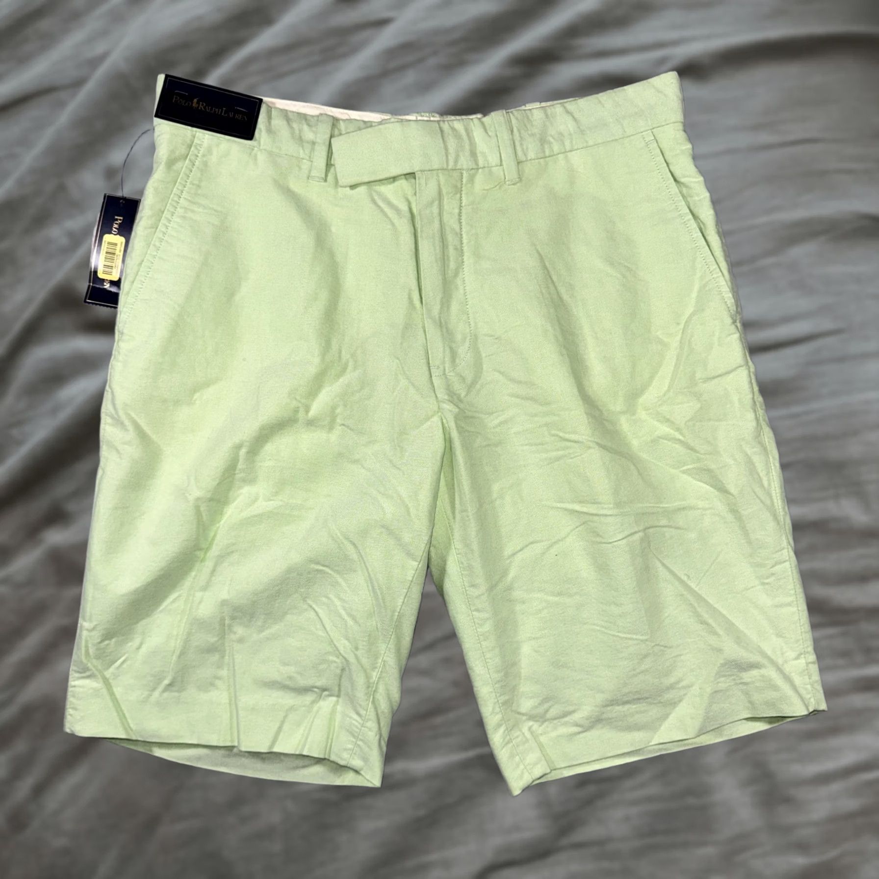 Polo Ralph Lauren Polo Ralph Lauren Men's 34 Light Lime Green Cotton Flat Front Chino Shorts Polo Ralph Lauren Mens 34 Light Lime Green Cotton Flat Front Chino Shorts Size US S / EU 44-46 / 1 - 1 Thumbnail