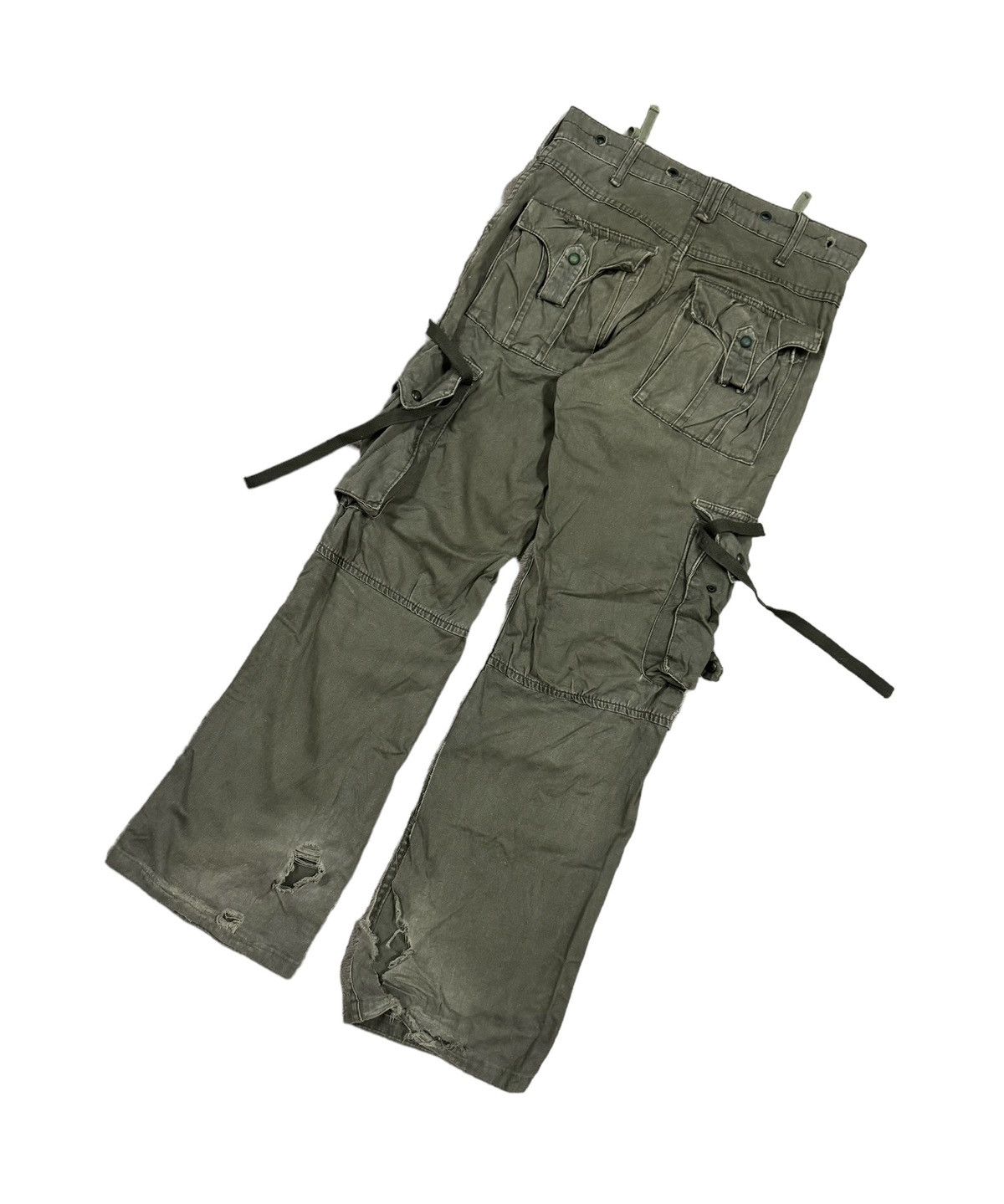 Japanese Brand × Orslow × Vintage Vtg🔥Japanese Brand Bondage Parachute Cargo Pants Size US 30 / EU 46 - 14 Thumbnail