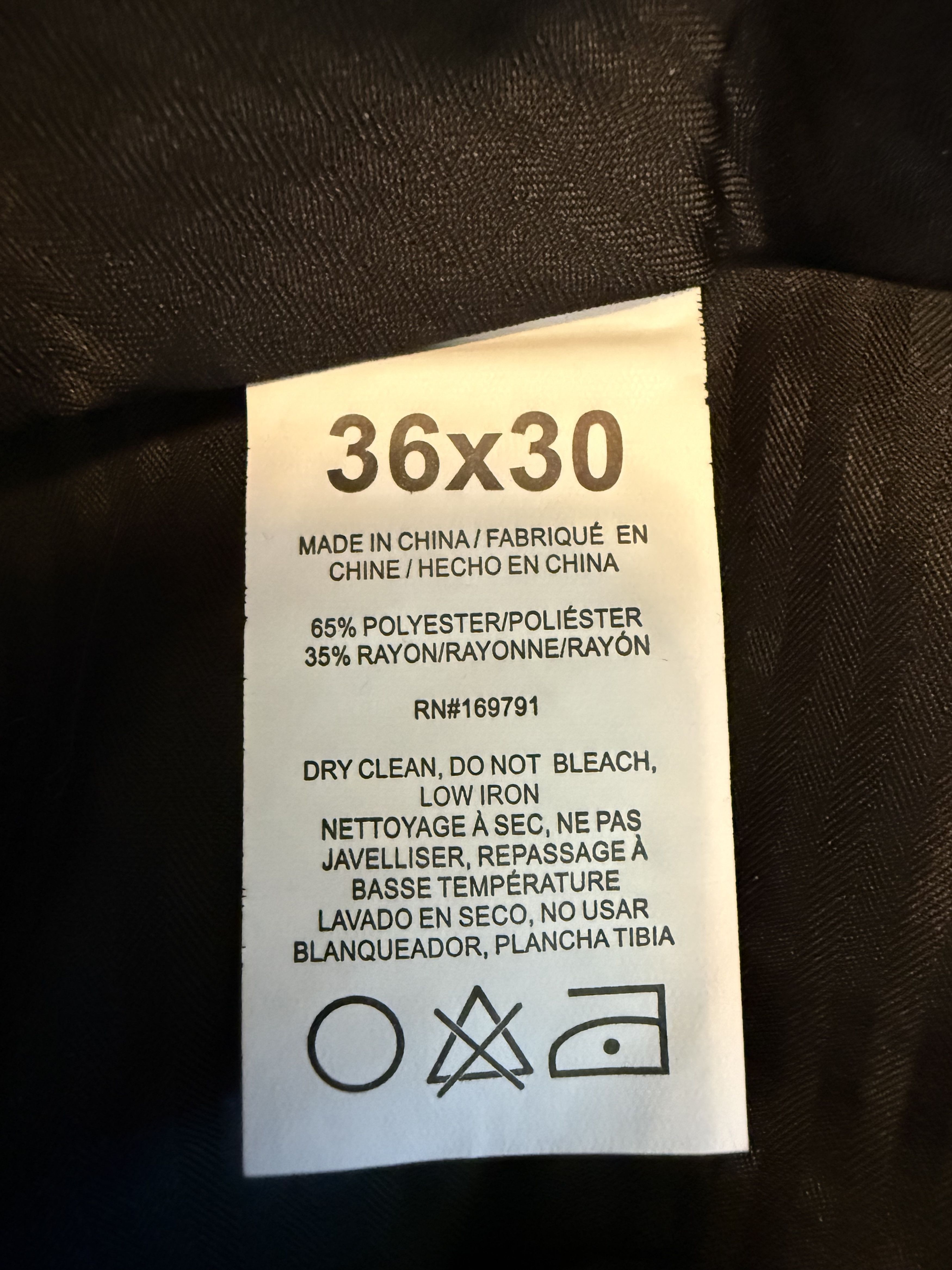 Scotch & Soda Scotch & Soda Dress Trousers, Black, 36x30, New w/ Tags Size 36R - 7 Thumbnail