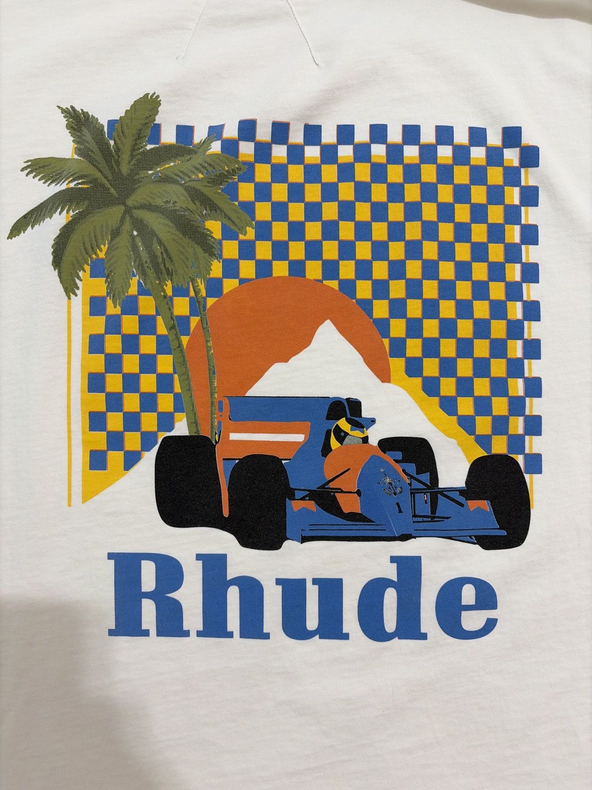 Rhude Rhude Moonlight Racing F1 Palm Tree Miami Tee Size US XL / EU 56 / 4 - 7 Thumbnail