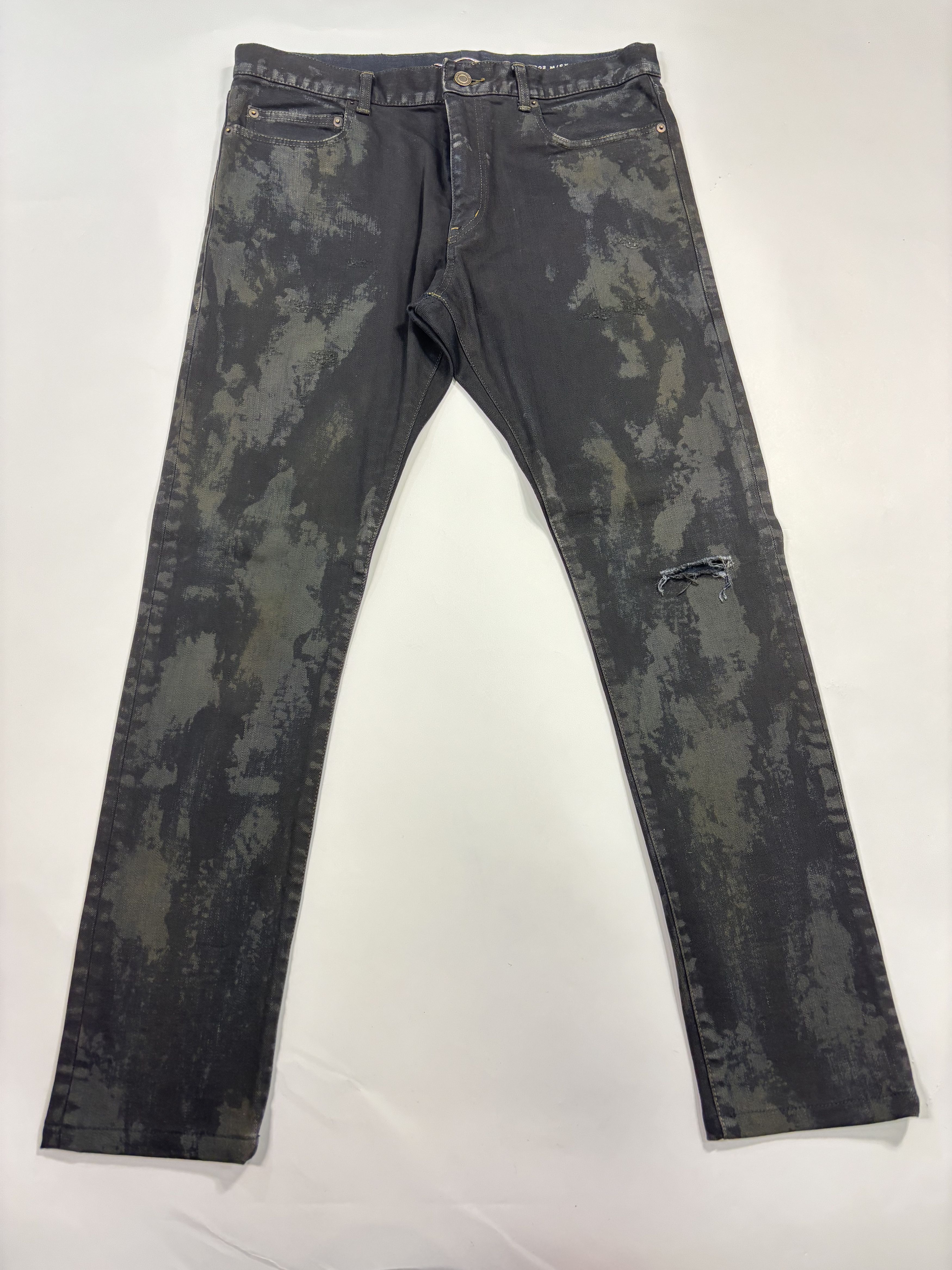Saint Laurent Paris Saint Laurent Black Marble Pants Size US 34 / EU 50 - 1 Thumbnail