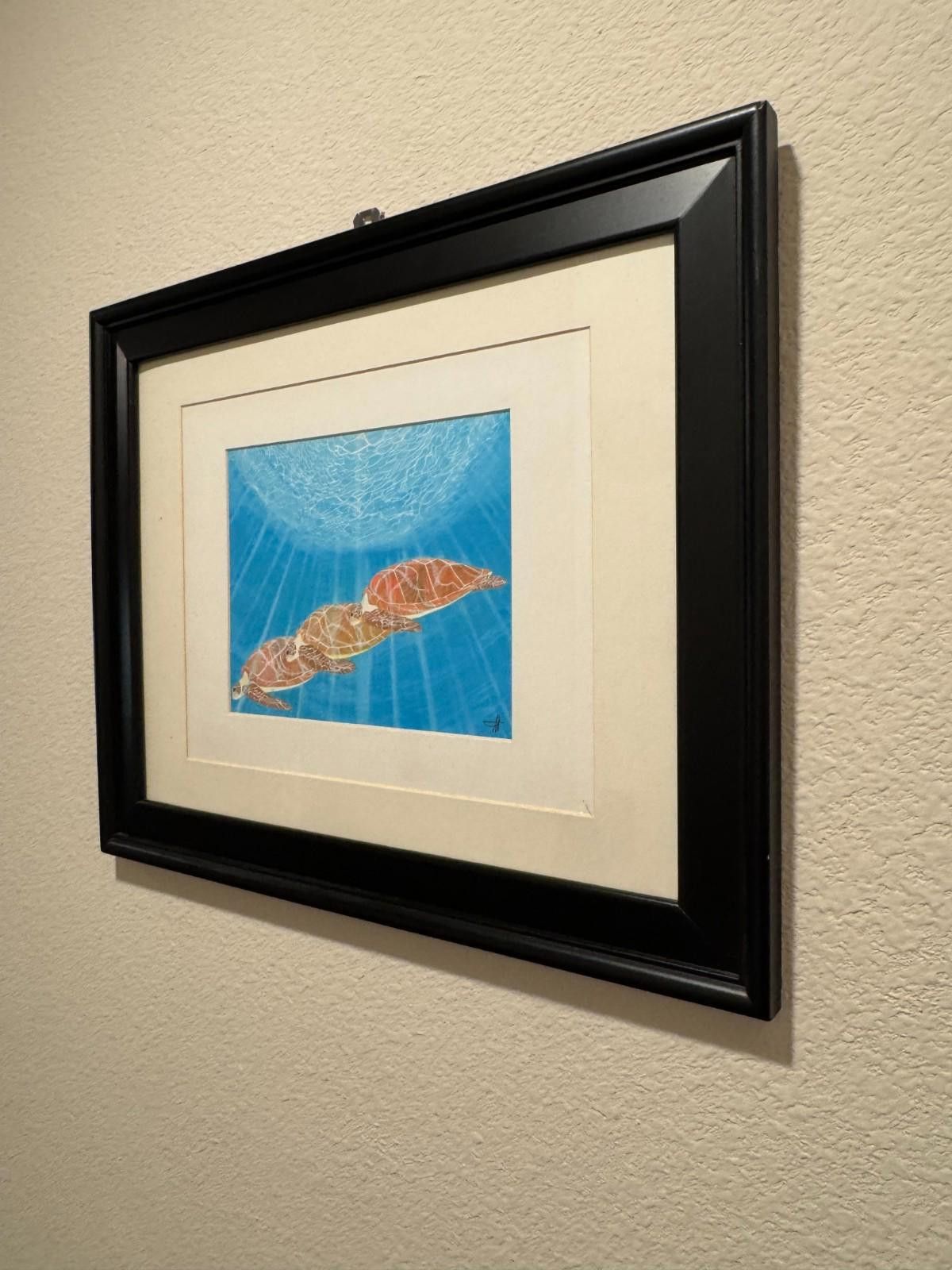 Other Scott Wright La Jolla Framed Sea Turtles Underwater Art Prin Size ONE SIZE - 6 Thumbnail