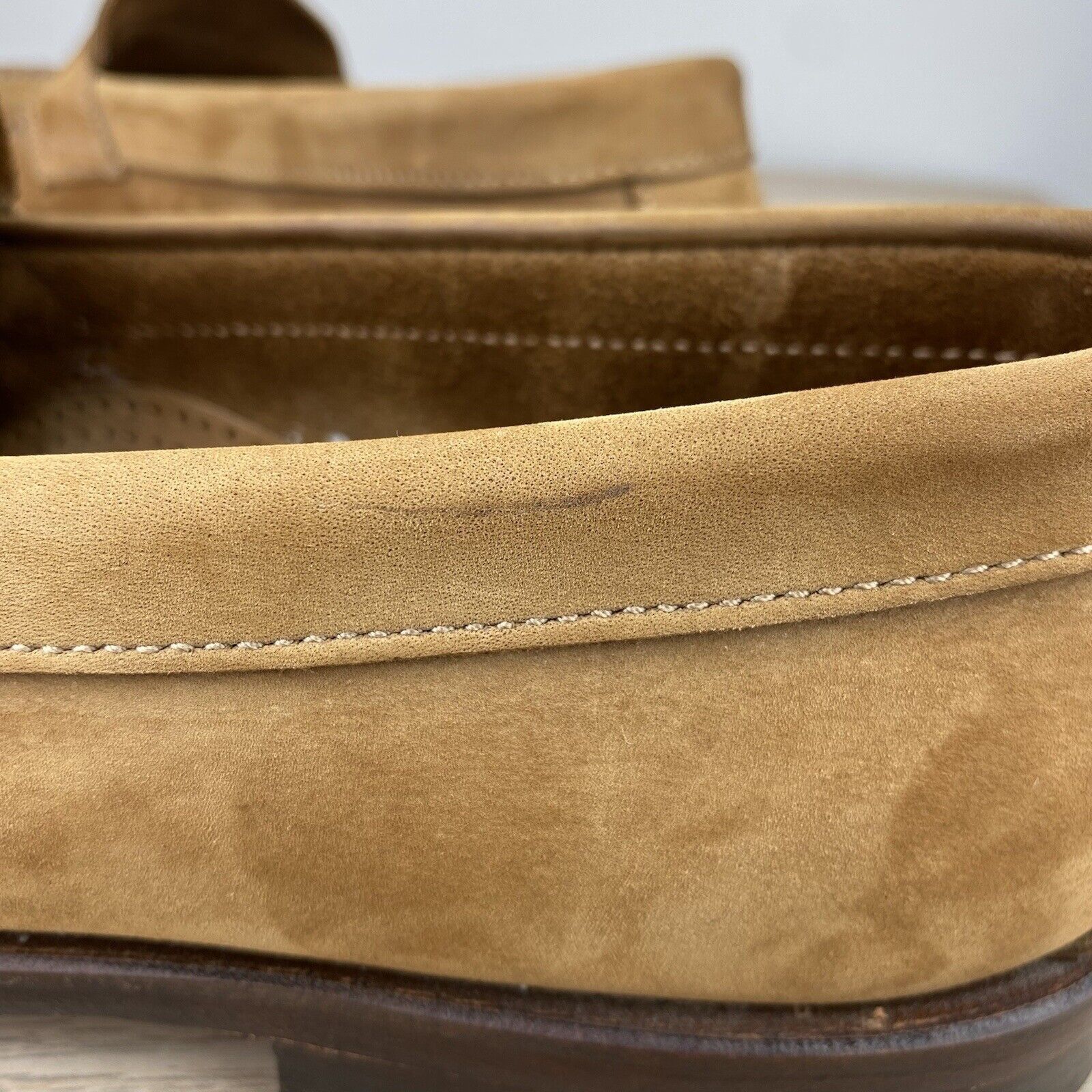 G.H. Bass & Co. GH Bass Mens 11.5D Weejuns Soft Suede Penny Loafers Heritage Size US 11.5 / EU 44-45 - 15 Thumbnail