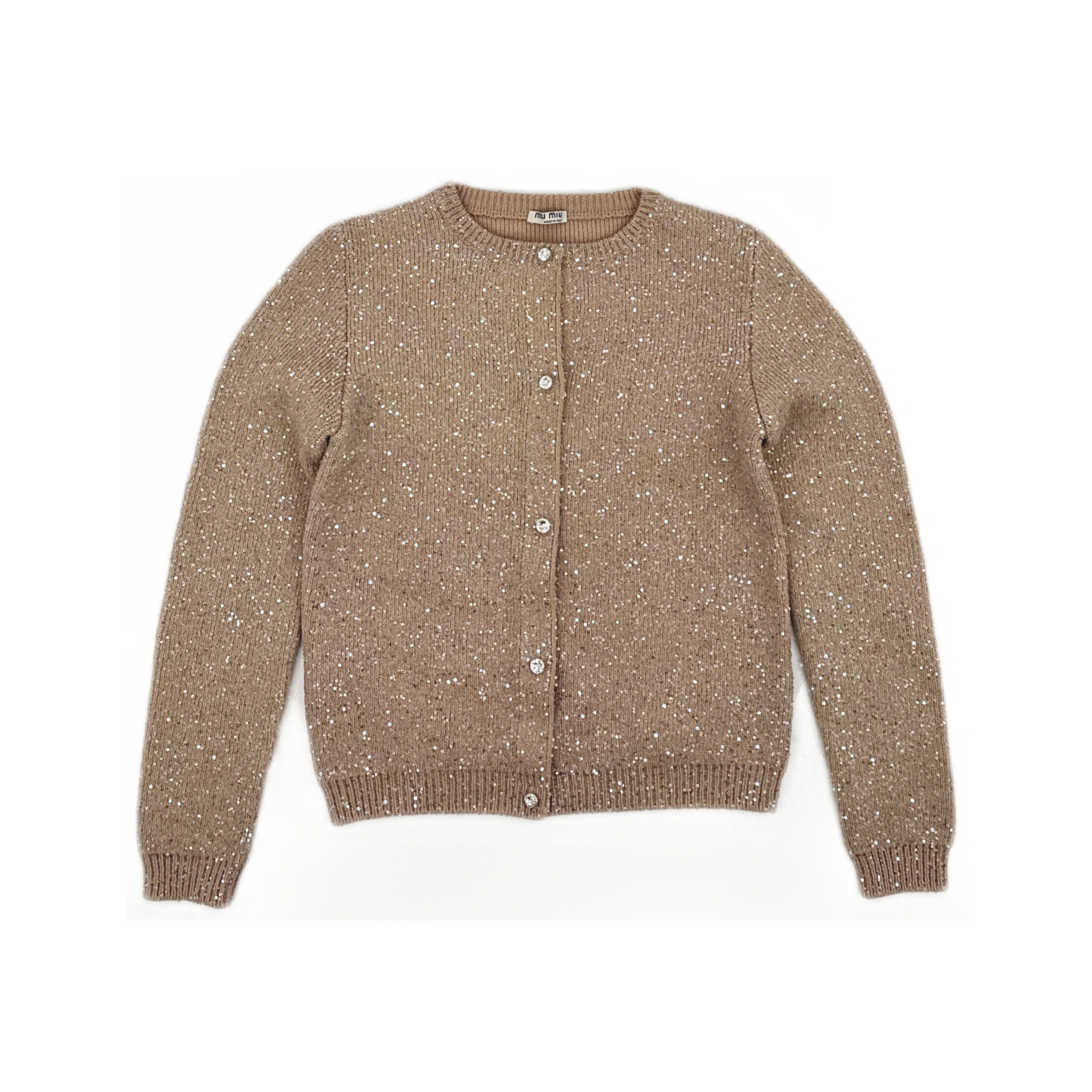 Miu Miu Miu Miu Sequin Knit Cardigan Size 38 Size XS / US 0-2 / IT 36-38 - 1 Thumbnail