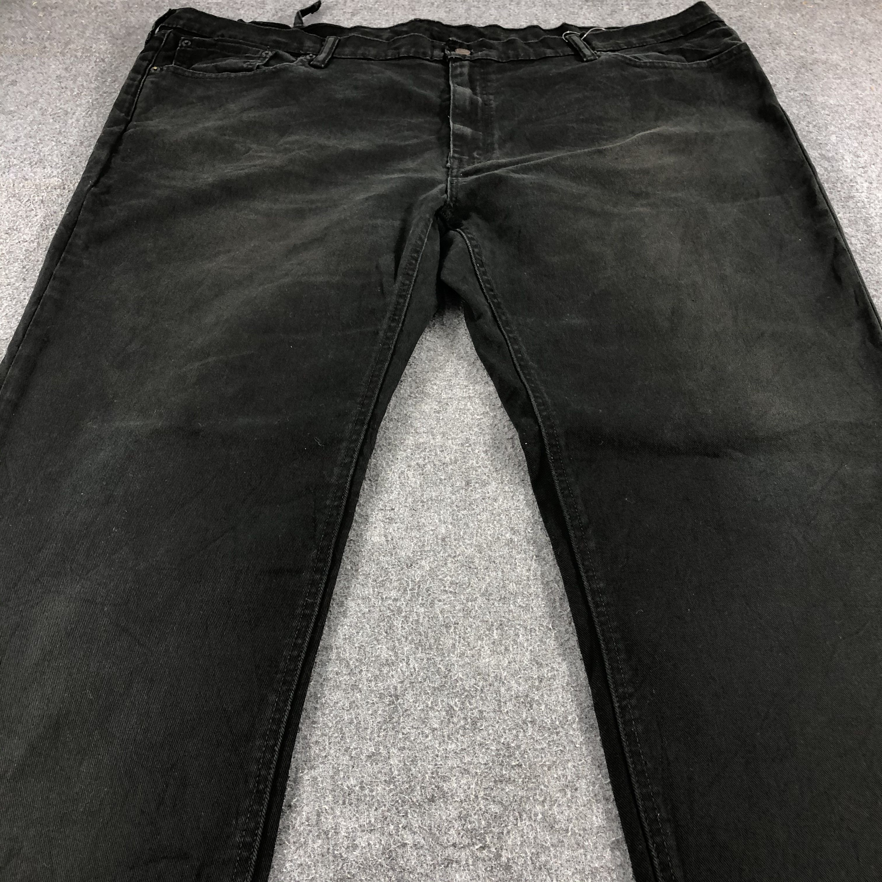 Levi's W48 Vintage Black Levis 541 Jeans-J1251 Size US 44 / EU 60 - 3 Thumbnail