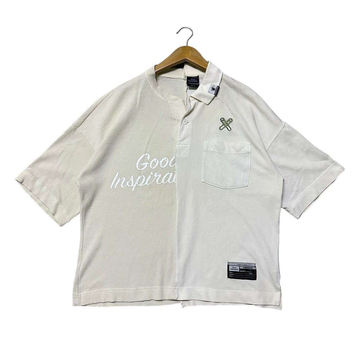 GU × Maison MIHARA YASUHIRO GU x MiharaYasuhiro Good Inspiration Hybrid Oversize Shirt Size US S / EU 44-46 / 1 - 1 Thumbnail