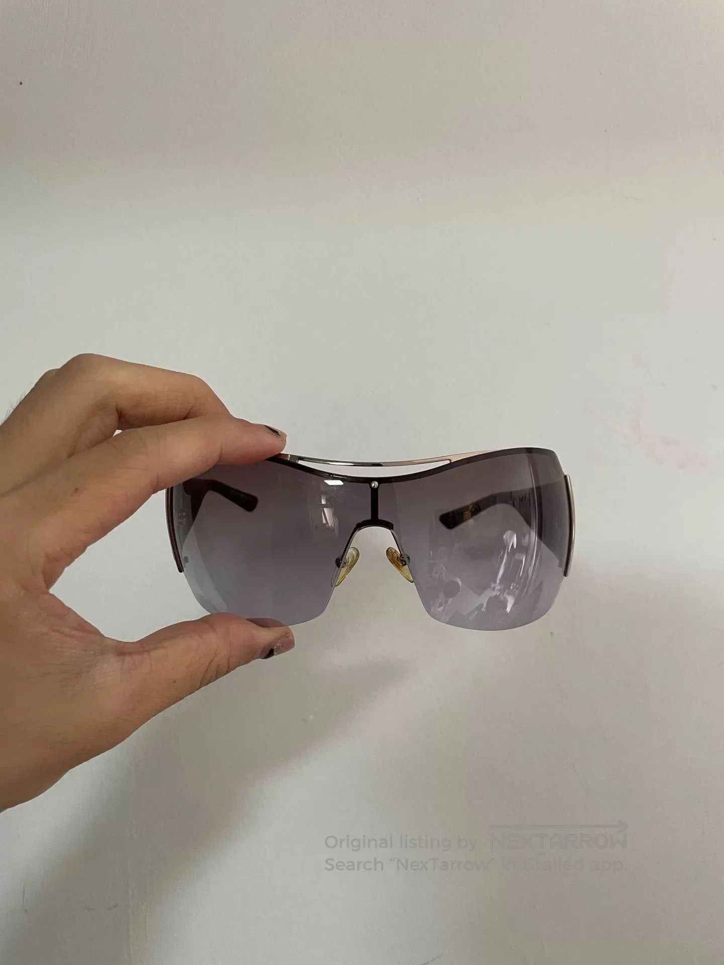Emporio Armani Emporio Armani Vintage Oversized Sunglasses. Size ONE SIZE - 1 Thumbnail