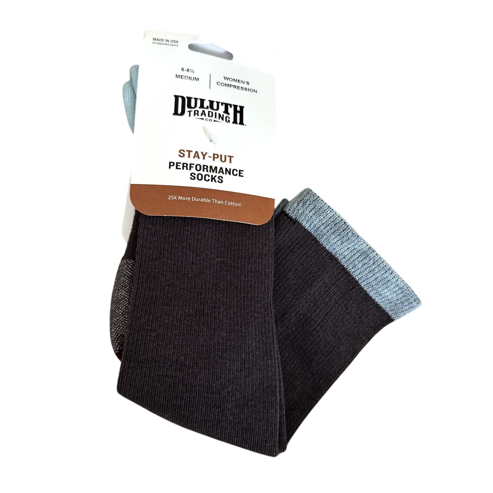 Duluth Trading Company Duluth Trading Co. Stay-Put Performance Compression Socks Size ONE SIZE - 1 Thumbnail