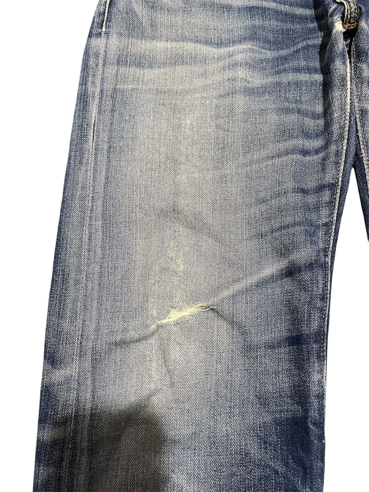 LVC × Levi's × Levi's Vintage Clothing Vintage Levi’s 502 Faded Distressed Blue Wash Denim Size US 30 / EU 46 - 5 Thumbnail