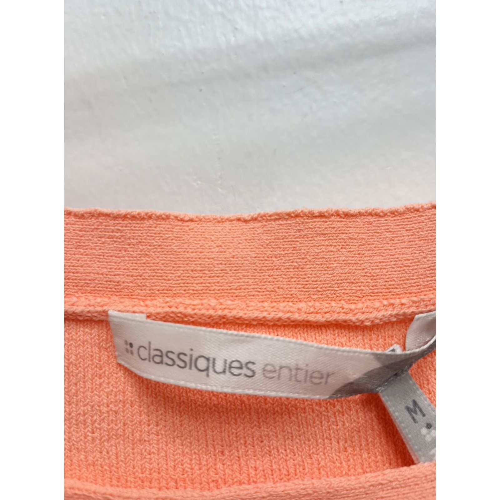 Vintage VINTAGE Classiques Entier Womens Tank Top M Peach Wide Strap Minimalist Tank 90s Classic Preppy Designer Womens Size M / US 6-8 / IT 42-44 - 3 Thumbnail