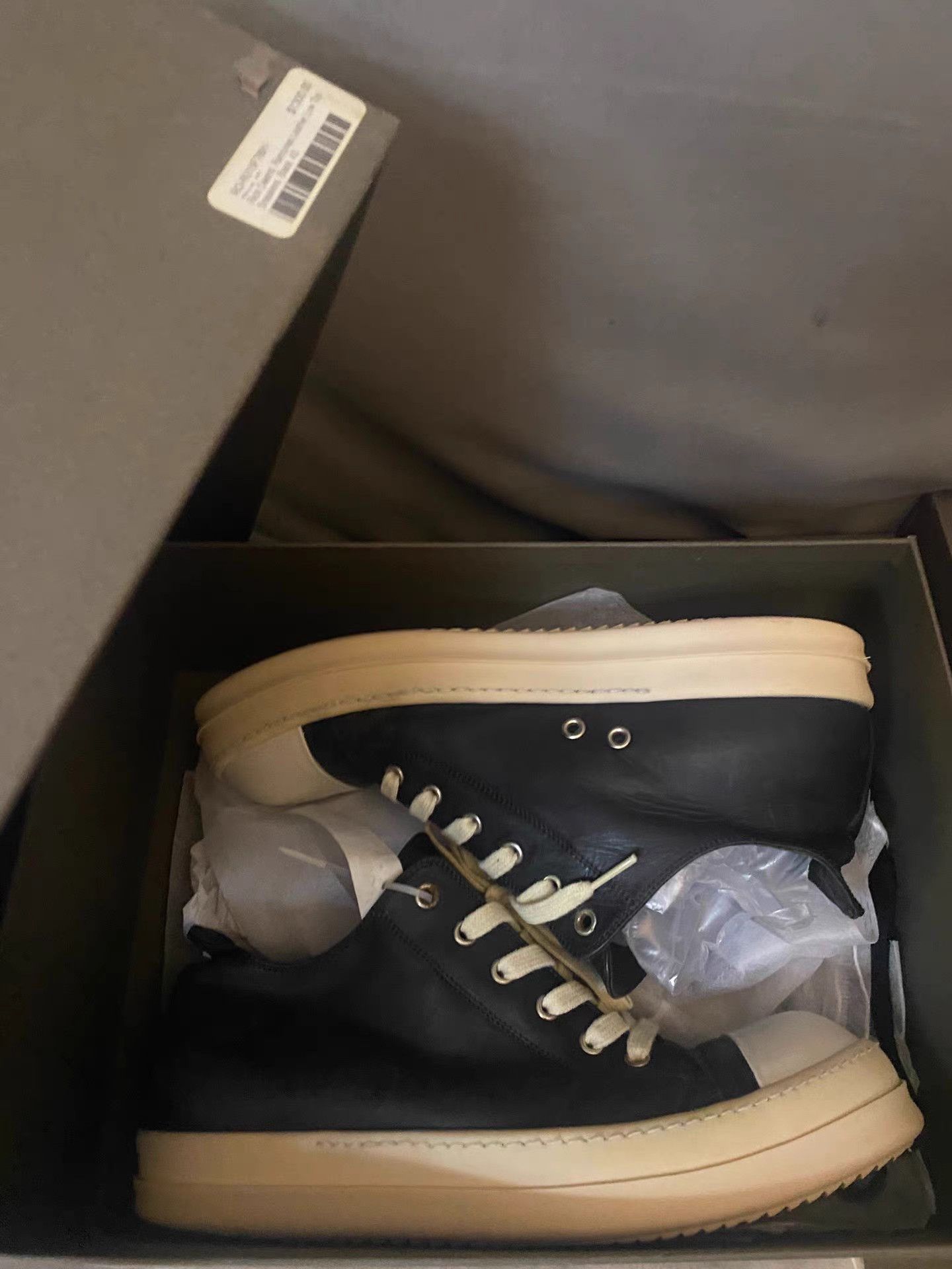 Rick Owens Rick Owens Main Line Low-Top Leather Turbo Cyclops Size US 10 / EU 43 - 6 Thumbnail