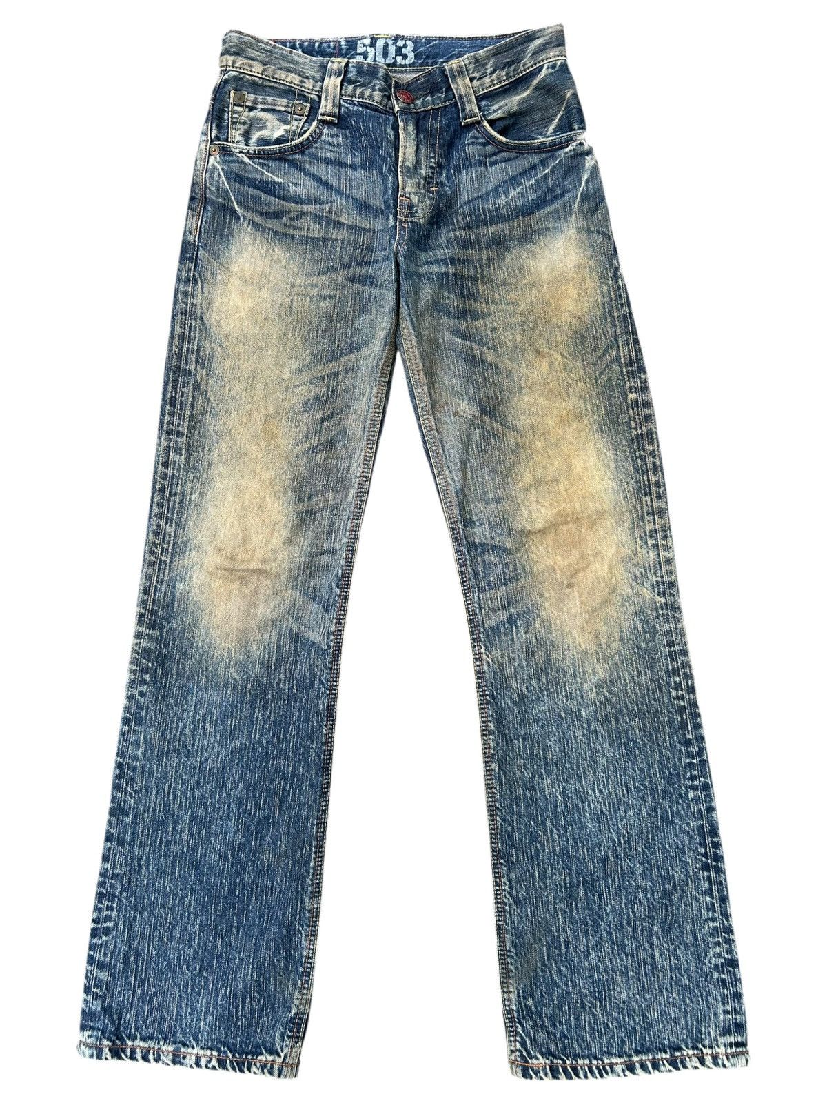 Kapital Vintage Flare Edwin Blue Trip 503 Rusty Denim Jeans Size US 30 / EU 46 - 2 Thumbnail