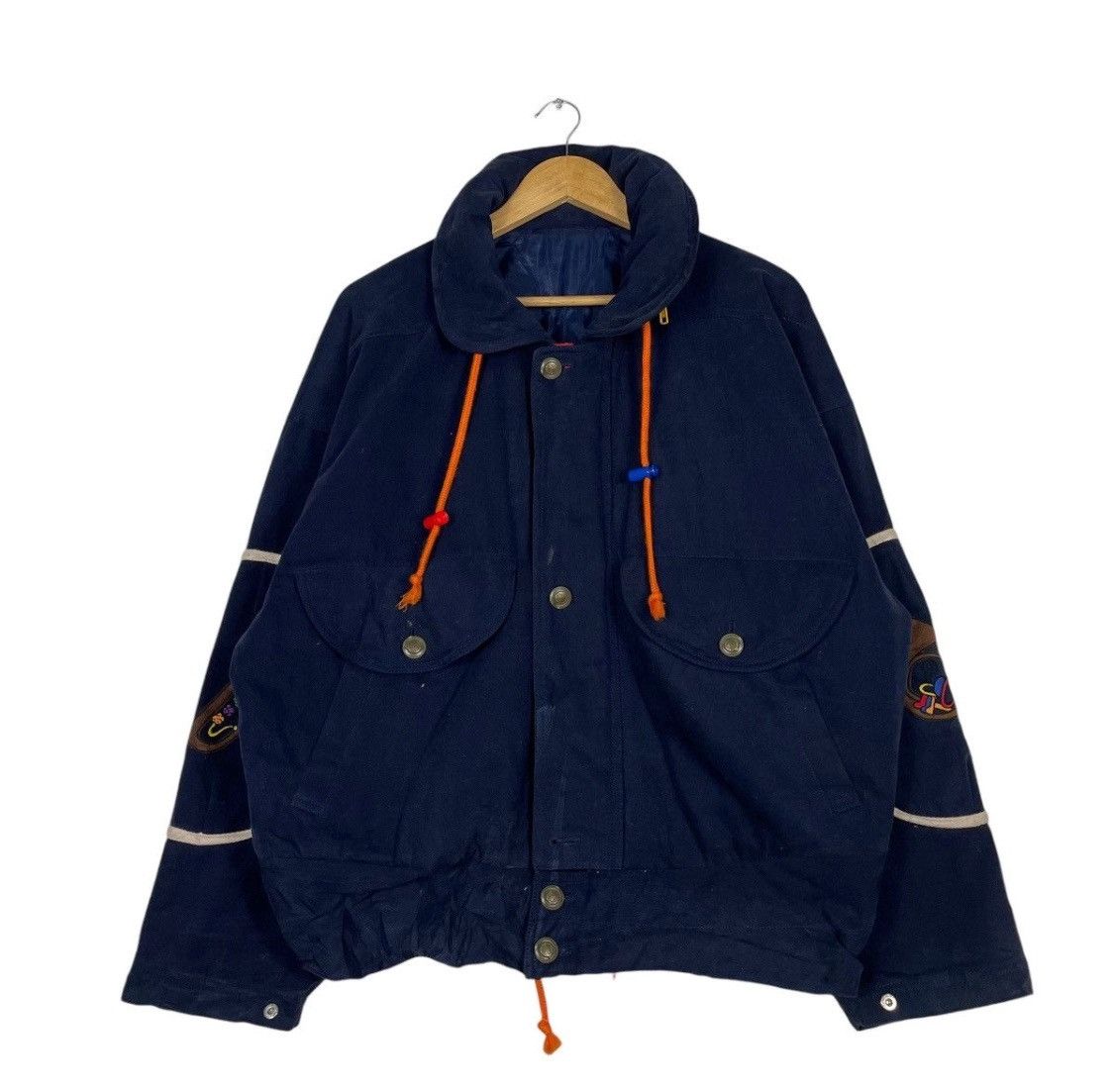 Jean Charles De Castelbajac 💥JEAN CASTELBAJAC NAVY MUSIC EMBROIDERY JACKET Size US M / EU 48-50 / 2 - 1 Thumbnail