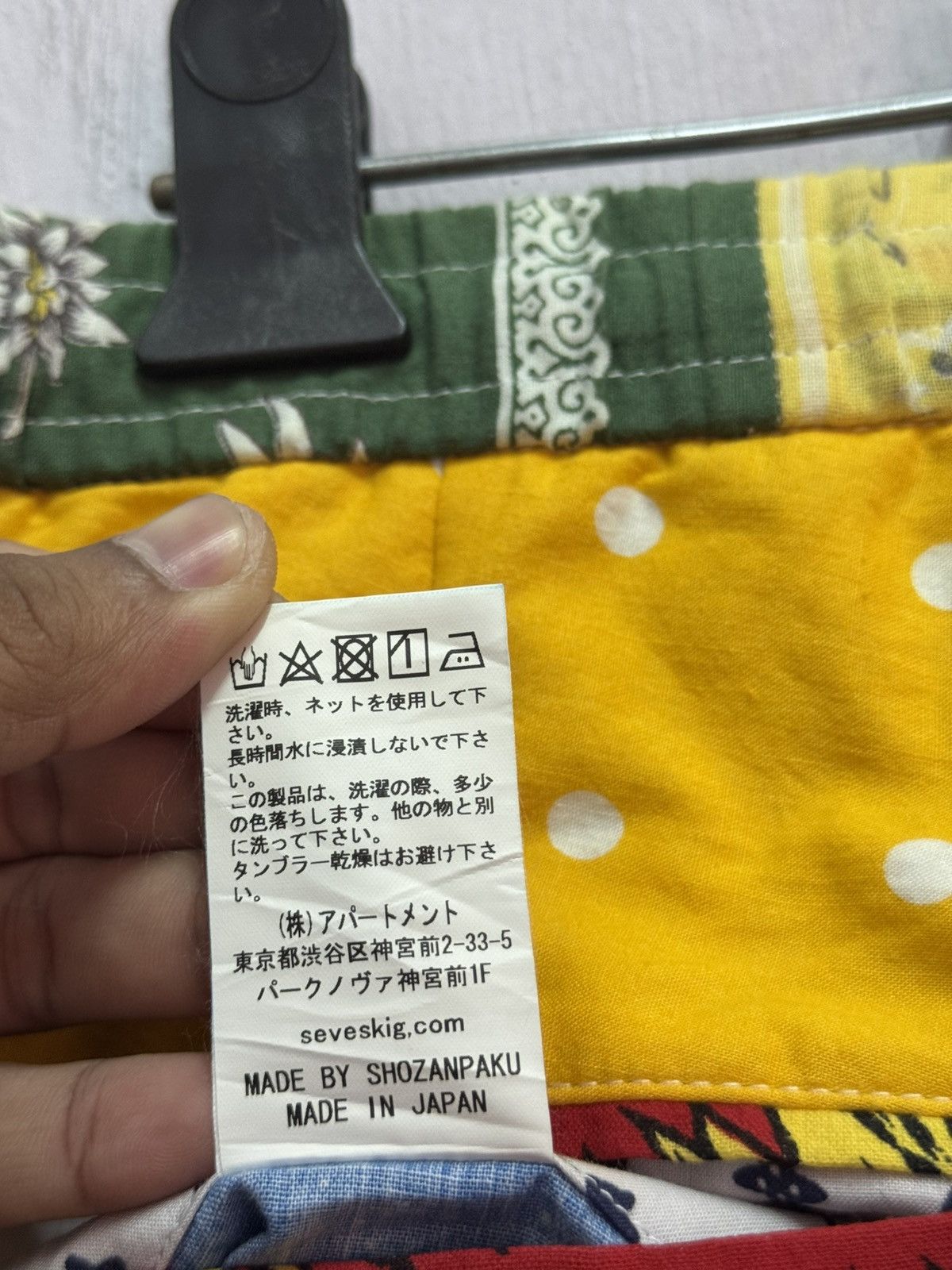 Japanese Brand Seveskig Bandana Patchwork Pants Size US 31 - 25 Thumbnail