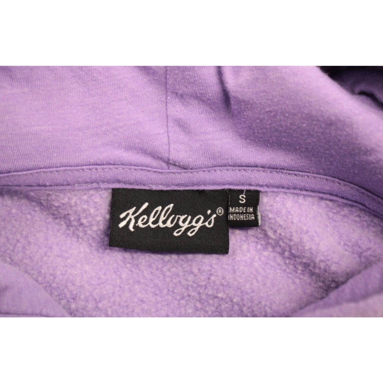 Vintage VINTAGE Kellogg's Froot Loops Hoodie Sweatshirt Tucan Purple Womens Small Pullover Kangaroo Pocket Graphic Y2K 90s Cereal Size S / US 4 / IT 40 - 6 Thumbnail