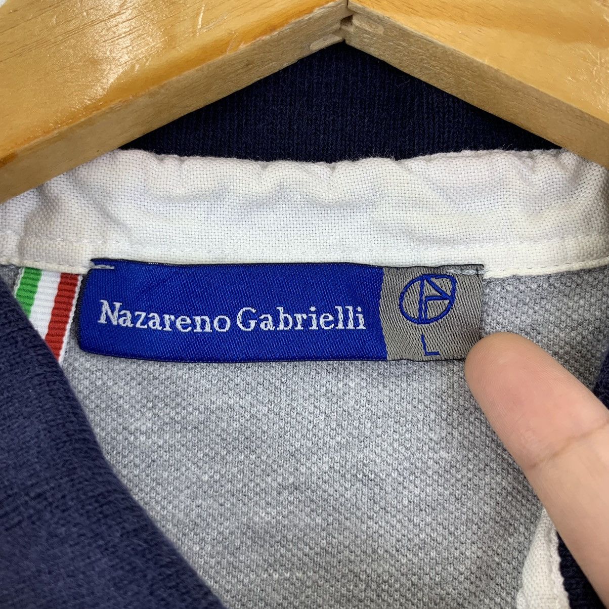 Nazareno Gabrielli Vintage NAZARENO GABRIELLI Twin Tipped Polo Size L / US 10 / IT 46 - 4 Thumbnail