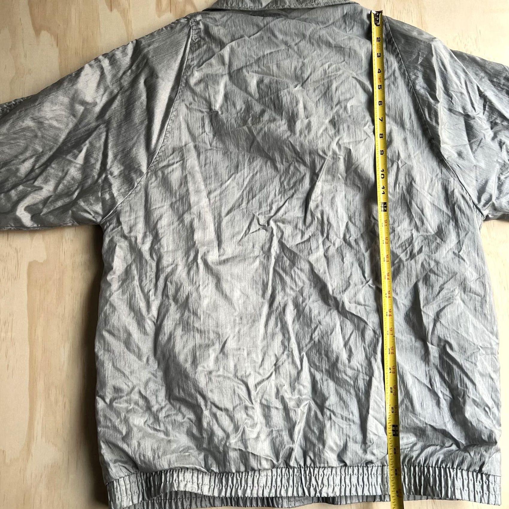 Haband VINTAGE Haband Tudor Court by Haband Jacket Mens L Gray Nylon Windbreaker Lined Snap Front Casual Windbreaker 90s Size US L / EU 52-54 / 3 - 7 Thumbnail