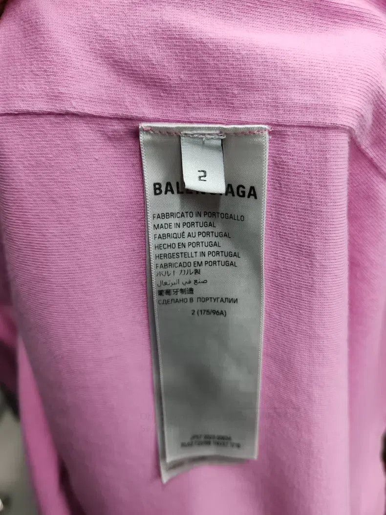 Balenciaga Balenciaga Pink Short Sleeve T-Shirt Size US M / EU 48-50 / 2 - 4 Thumbnail