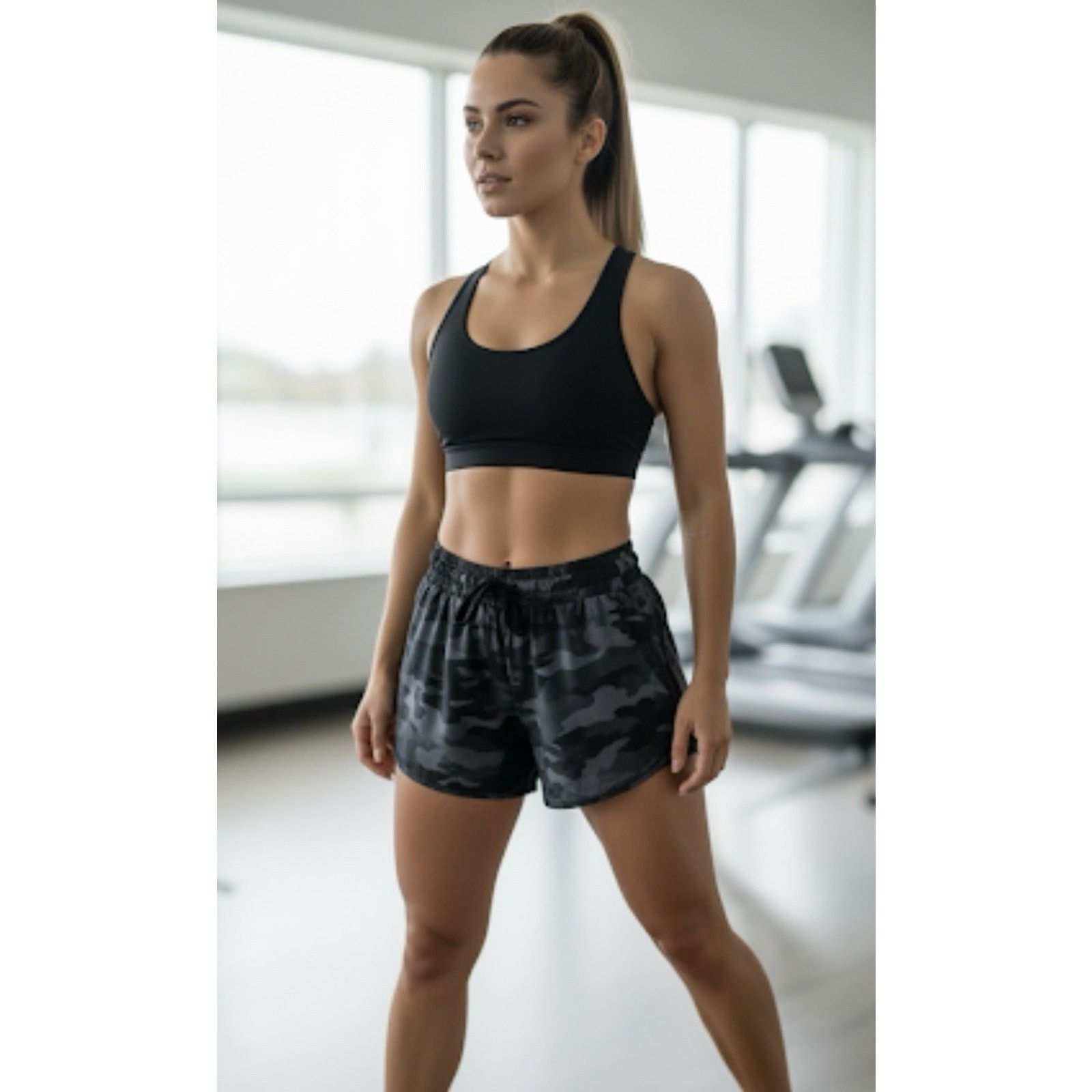 Other Women’s Soft Camo Shorts, Set of 2, Drawstring & Pockets Size 30" / US 8 / IT 44 - 10 Thumbnail