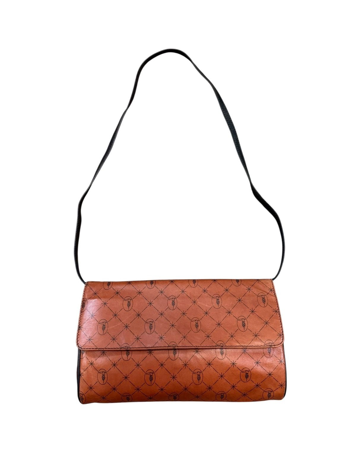Trussardi RARE VINTAGE TRUSSARDI MONOGRAM SHOULDER BAG Size ONE SIZE - 1 Thumbnail