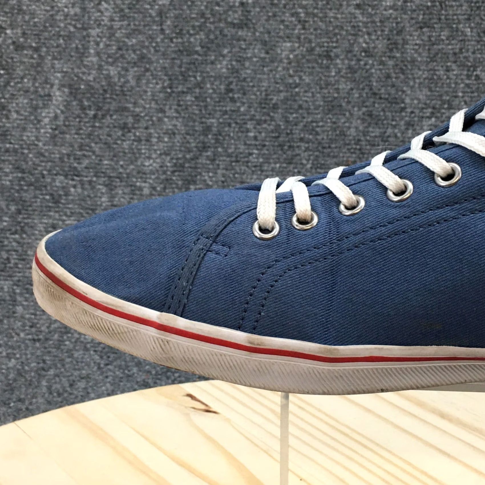 H&M H&M Shoes Womens 10.5 Casual Sneakers Comfort Flats Blue Canvas Lace Up Low Top Shoes Womens 10.5 Casual Sneakers Blue Canvas Lace Up Low Top Size L / US 10 / IT 46 - 3 Thumbnail