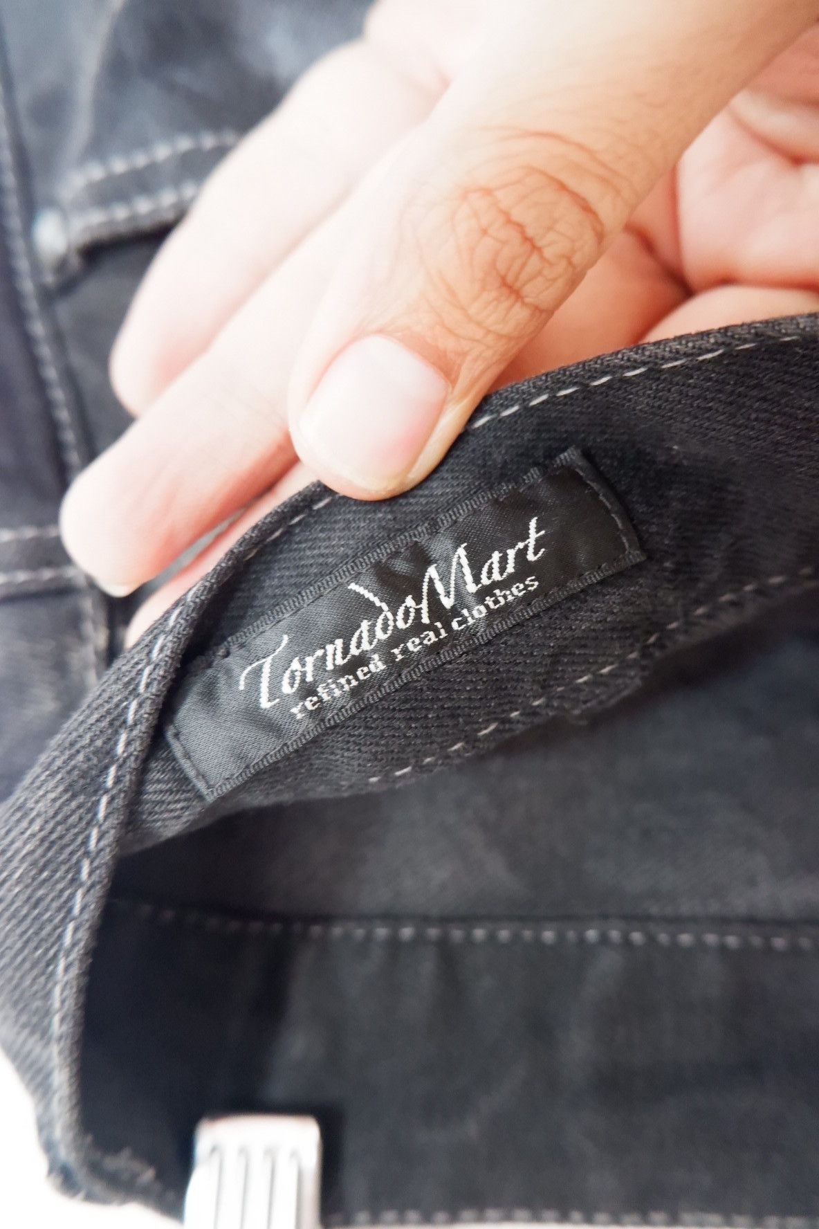 Tornado Mart Tornado Mart - Vkei Silver Clawed Marks Flared Jeans Size US 30 / EU 46 - 8 Thumbnail