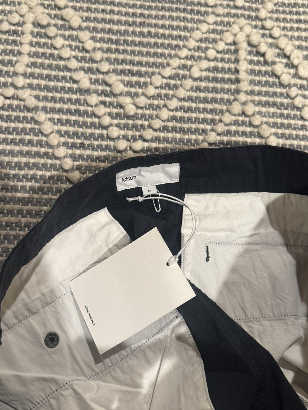 Adsum Navy cil shorts twill blue Size US 34 / EU 50 - 3 Thumbnail